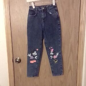 Disney Kids Blue Jeans with Character Accents